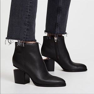 Alexander Wang black Gabi size 8 boots